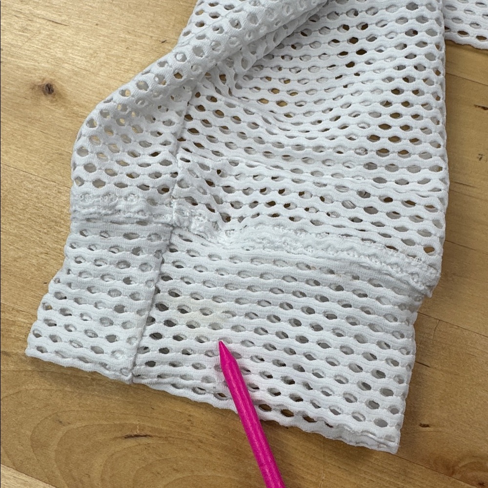 Koral Pump Open Mesh Pullover White Size Small Yoga Pilates Activewear USA - Picture 12 of 12